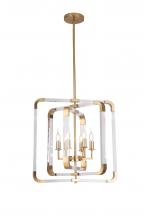  ZL24C23CO - Copper Chandelier