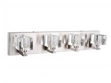  ZP12CH - Metal & Glass Wall Sconce