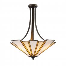  08003-AB - FULTON 3-LIGHT PENDANT in ANTIQUE BRONZE