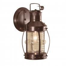  1108-BR-CL - Seafarer 20'' High 1-Light Outdoor Sconce - Bronze