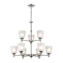  1309CH/20 - Thomas - Jackson 29'' Wide 9-Light Chandelier - Brushed Nickel