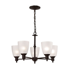  1355CH/10 - Thomas - Jackson 22'' Wide 5-Light Chandelier - Oil Rubbed Bronze