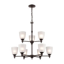  1359CH/10 - Thomas - Jackson 29'' Wide 9-Light Chandelier - Oil Rubbed Bronze