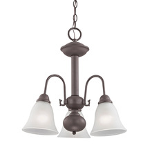  1903CH/10 - Thomas - Bellingham 3-Light Chandelier in Oil Rubbed Bronze