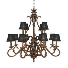  378-SS-SH12 - CHANDELIER