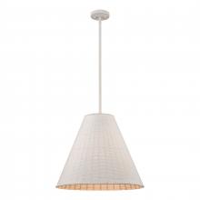  52265/3 - Sophie 22'' Wide 3-Light Pendant - White Coral