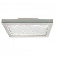  5391-BN-WR - For-Square 12'' Wide Integrated LED Flush Mount - Brushed Nickel