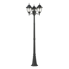 ELK Home 7153EP/73 - Thomas - Outdoor Essentials 91&#39;&#39; High 3-Light Outdoor Post Light - Charcoal