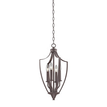  7704FY/10 - Thomas - Foyer 11'' Wide 4-Light Mini Pendant - Oil Rubbed Bronze