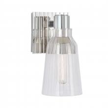  8157-PN-CL - Carnival 9'' High 1-Light Sconce - Polished Nickel