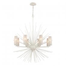  82088/8 - Sea Urchin 34'' Wide 8-Light Chandelier - White Coral