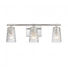  82182/3 - Lightweave 22'' Wide 3-Light Vanity Light - Polished Nickel