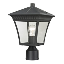 ELK Home 8411EP/65 - Thomas - Ridgewood 15&#39;&#39; High 1-Light Outdoor Post Light - Matte Textured Black