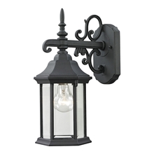 ELK Home 8611EW/65 - Thomas - Spring Lake 15&#39;&#39; High 1-Light Outdoor Sconce - Matte Textured Black