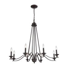  CN110821 - Thomas - Farmington 36'' Wide 8-Light Chandelier - Oil Rubbed Bronze