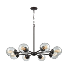  CN129821 - Thomas - Beckett 37'' Wide 8-Light Chandelier - Oil Rubbed Bronze