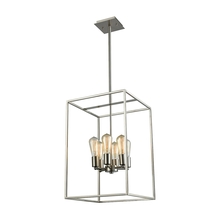  CN15862 - Thomas - Williamsport 14'' Wide 6-Light Chandelier - Brushed Nickel