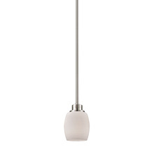  CN170152 - Thomas - Casual Mission 5'' Wide 1-Light Mini Pendant - Brushed Nickel