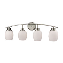  CN170412 - Thomas - Casual Mission 28'' Wide 4-Light Vanity Light - Brushed Nickel