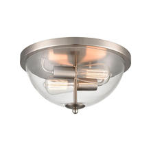  CN280232 - Thomas - Astoria 13.5'' Wide 2-Light Flush Mount - Brushed Nickel