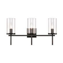  CN290316 - Thomas - Oakland 23'' Wide 3-Light Vanity Light - Black