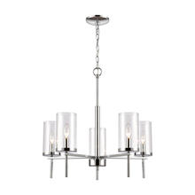  CN290523 - Thomas - Oakland 25'' Wide 5-Light Chandelier - Chrome