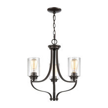  CN300321 - Thomas - Market Square 19'' Wide 3-Light Chandelier - Oil Rubbed Bronze