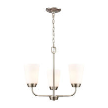  CN310322 - Thomas - Winslow 19'' Wide 3-Light Chandelier - Brushed Nickel