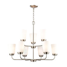  CN310922 - Thomas - Winslow 30'' Wide 9-Light Chandelier - Brushed Nickel