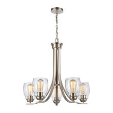  CN320522 - Thomas - Calistoga 25'' Wide 5-Light Chandelier - Brushed Nickel