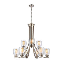  CN320922 - Thomas - Calistoga 30.5'' Wide 9-Light Chandelier - Brushed Nickel