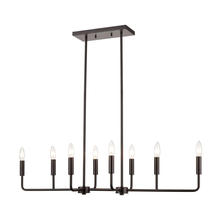  CN330821 - Thomas - Park Slope 39'' Wide 8-Light Linear Chandelier - Oil Rubbed Bronze