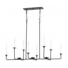  CN340826 - Thomas - Lexington Green 48'' Wide 8-Light Linear Chandelier - Matte Black