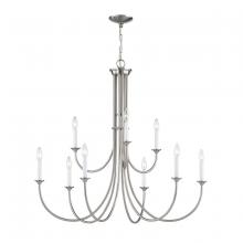  CN340922 - Thomas - Meadowview 36'' Wide 9-Light Chandelier - Brushed Nickel