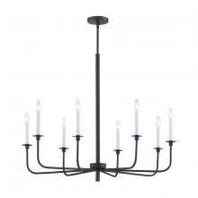  CN341826 - Thomas - Lexington Green 38'' Wide 8-Light Chandelier - Matte Black