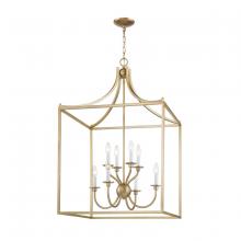  CN700818 - Thomas - Prescott 24'' Wide 8-Light Chandelier - Warm Brass