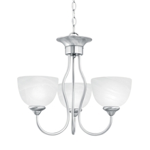  SL801478 - Thomas - Tahoe 19'' Wide 3-Light Chandelier - Brushed Nickel