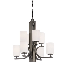  TK0008715 - Thomas - Pendenza 8-Light Chandelier in Oiled Bronze