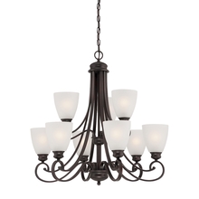  TK0018704 - Thomas - Haven 9-Light Chandelier in Espresso