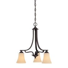  TK0019704 - Thomas - Treme 20'' Wide 3-Light Chandelier - Espresso