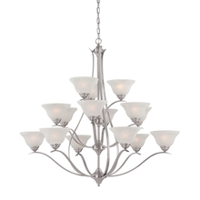  TK0023217 - Thomas - Prestige 48'' Wide 15-Light Chandelier - Brushed Nickel